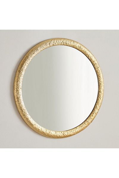 Home Box Rayon Aluminium Premium Round Mirror 61.5x61.5x2.5 cm