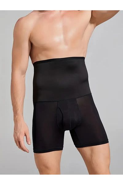 MİSTİRİK Μοντέλο Danni - Μαύρος κορσέδες Belly Contactor Boxer