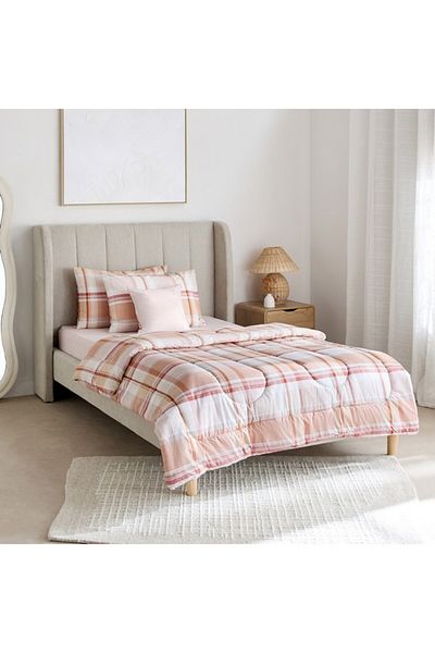 Home Box Madison Hazel 5-Piece BIAB Cotton Printed Twin Comforter Set 160x220 cm