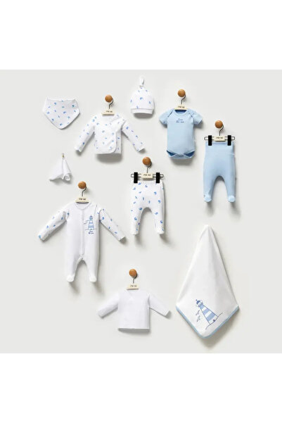 Moi Noi Denis Feneri Desenli 10'lu Hastane Çıkışı Zıbın Seti (Yenidoğan) 2056