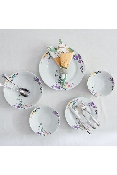 Home Box Bristol Garden 20-Piece Dinner Set - Serves 4