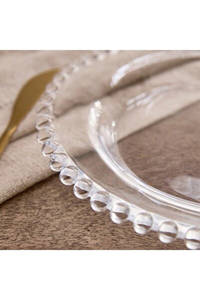 Home Box Merriam Beaded Serving Plate 21 cm