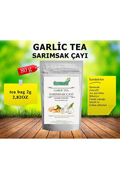 teamix Sarımsak Çayı Garlic Tea/80 G /40 Ad/süzen Poşet Denge Tansiyon