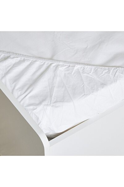 Home Box Ballina Solid Cotton Single Fitted Sheet 90x200+33 cm