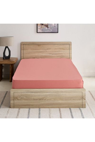 Home Box ملاءة سرير فردية من الألياف الدقيقة الصلبة من ديربي، مقاس 90×190+20 سم