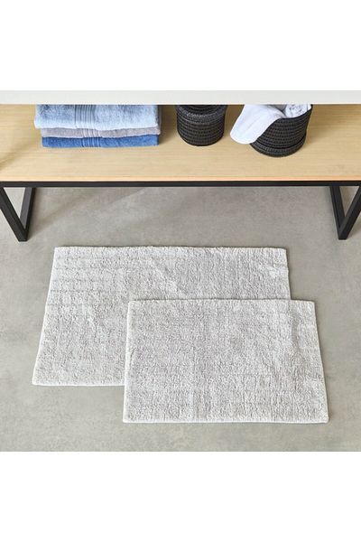 Home Box Ever Eco 2-Piece Cotton Viscose Bathmat Set