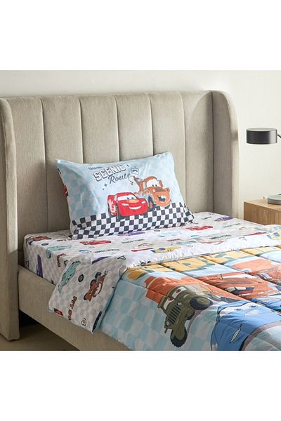 Home Box Cars 2-Piece Radiator Springs Twin Comforter Set 160x220 cm
