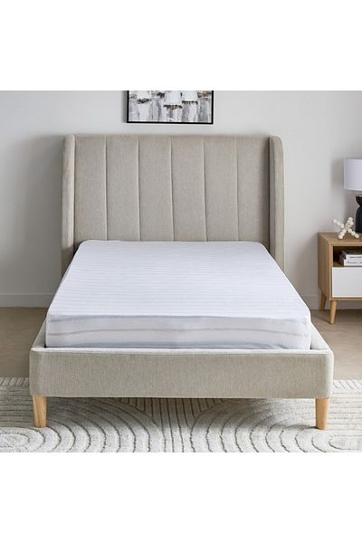 Home Box Aurora Jason Printed Cotton Single Fitted Sheet 90x200+33 cm
