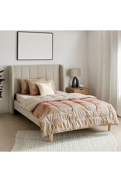 Home Box Valencia Dubbo 5-Piece BIAB Printed Cotton Twin Comforter Set 160x220 cm