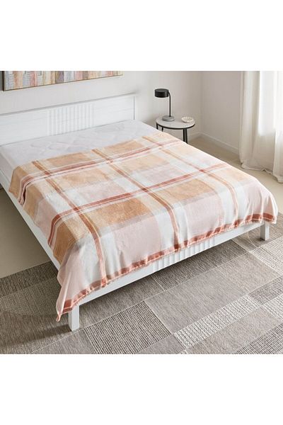 Home Box Matrix Seth Printed Flannel Queen Blanket 200x220 cm