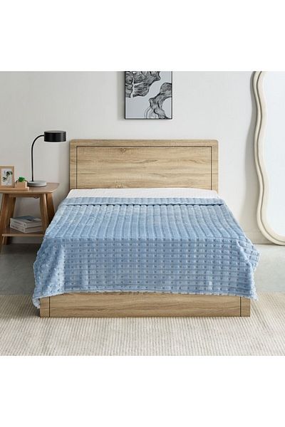 Home Box Delft Jacquard Flannel Twin Blanket 150x200 cm
