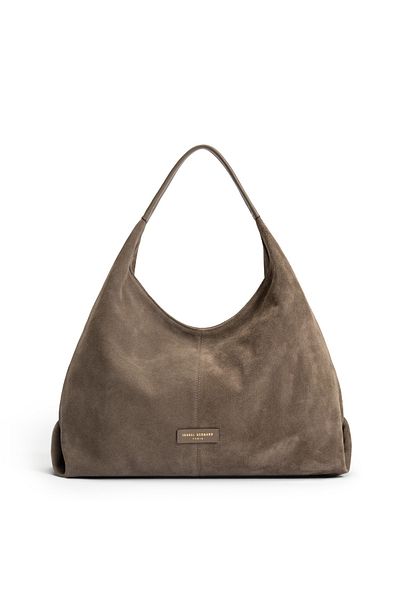 Isabel Bernard Honoré Schultertasche Taupe