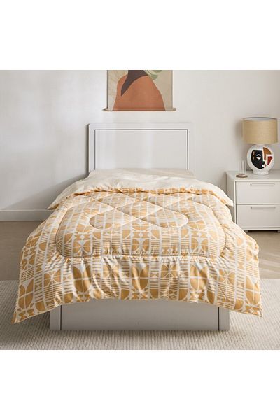 Home Box Matrix Coral Microfiber Single Comforter 135x220 cm