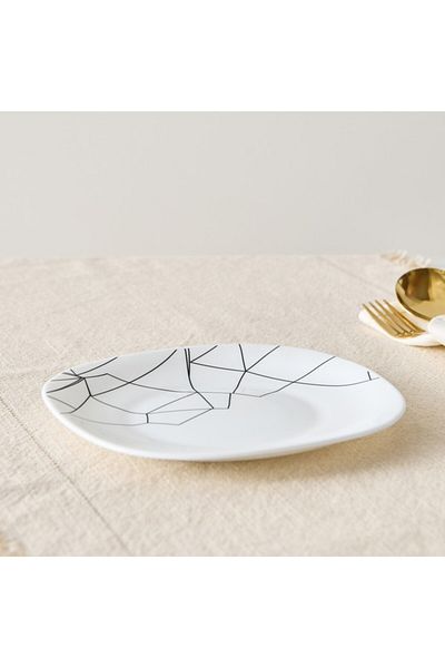 Home Box Crackle Opalware Side Plate 20 cm