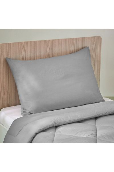 Home Box Ballina 2-Piece Solid Cotton Single Comforter Set 135x220 cm
