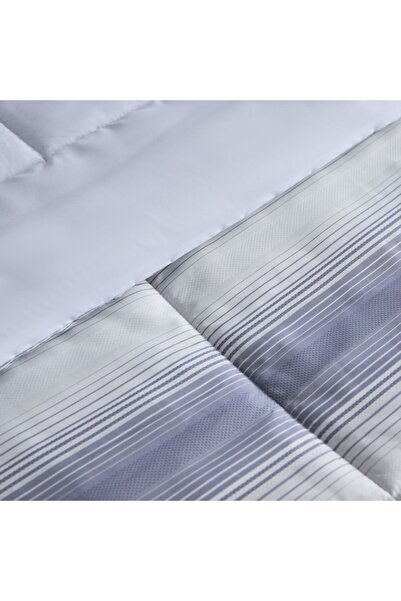 Home Box طقم لحاف فردي من قطعتين من الألياف الدقيقة المصبوغة بالخيوط من Verve مقاس 135×220 سم