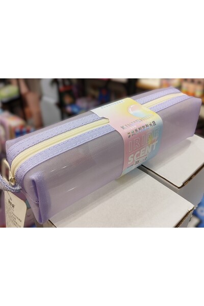 bundle island Geantă transparentă din plasă pentru creion cu protecție intern...