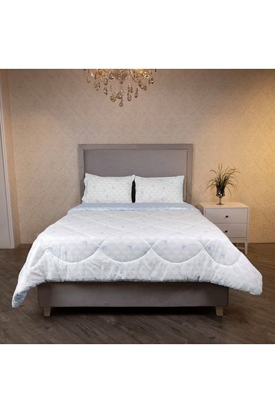 Home Box Malta Pixel 3-Piece Printed Cotton Queen Comforter Set 200x240 cm