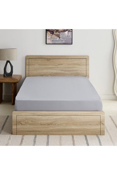 Home Box Derby Solid Microfiber Single Fitted Sheet 90x190+20 cm