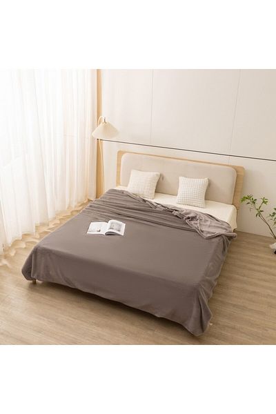 Home Box Lla Ura Rabbit Fur Double Layer Twin Blanket 150x220 cm