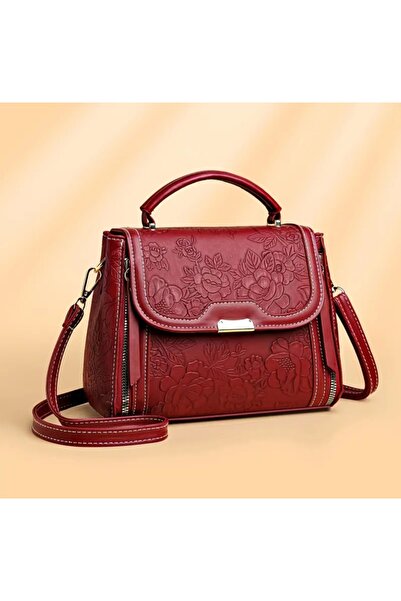 ARONA حقيبة كتف يد منقوشة