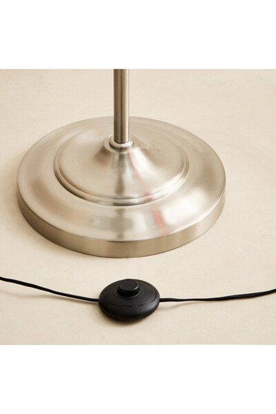 Home Box Deme Grame Metal Floor Lamp with Linen Shade 167 cm