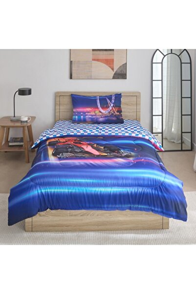 Home Box Gaming Racer 2-Piece Twin Microfibre Comforter Set 160x220 cm