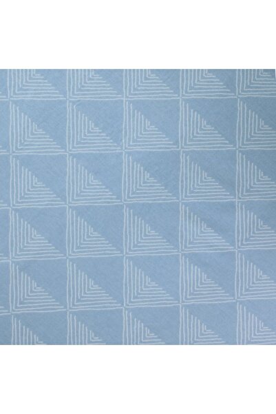 Home Box Malta Pixel Printed Cotton Single Fitted Sheet 90x200+33 cm