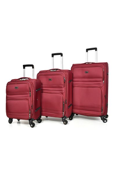 MORANO Morano 3 Pieces Canvas Luggage Set 28/24/20 Inch