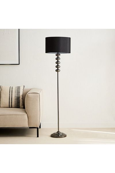 Home Box Deme Armel Metal Floor Lamp with Fabric Shade 162 cm