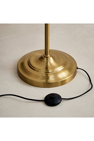 Home Box Deme Avala Metal Floor Lamp with Linen Shade 162 cm