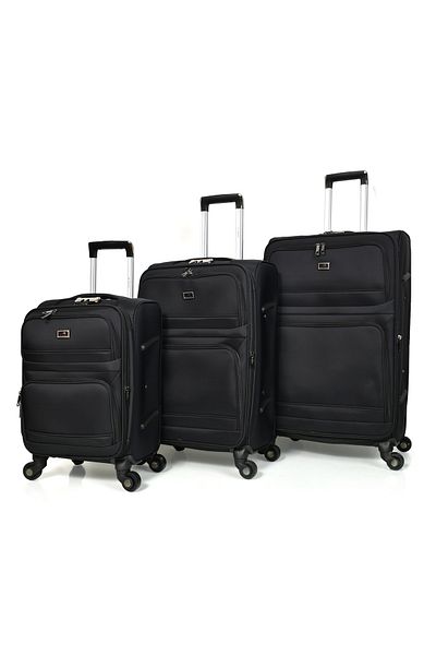 MORANO Morano 3 Pieces Canvas Luggage Set 28/24/20 Inch