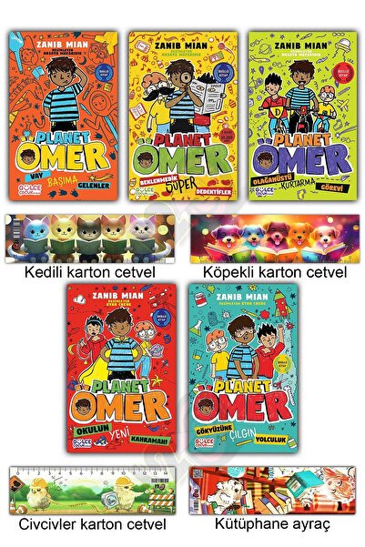 Timaş Çocuk Planet Ömer 1-2-3-4-5 (8-9 yaş) Vay Başıma Gelenler Dedektifler Ç...