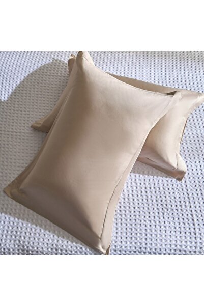 Home Box Opulent Luxe 2-Piece 400TC Cotton Solid Pillowcase Set 50x75+5cm