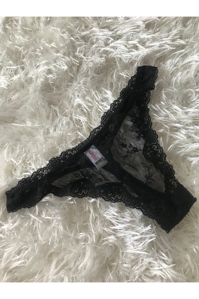 GALLİPOLİ TANSPARAN BÜYÜK BEDEN DANTEL STRİNG