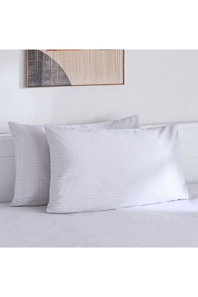 Home Box Albania Oran 2-Piece Polycotton Pillowcase Set 50x75 cm