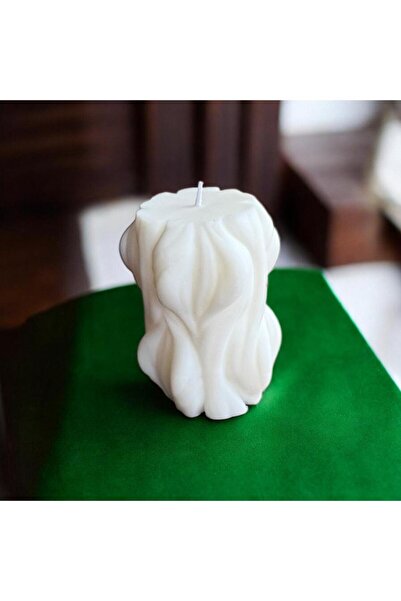 Kokulu Dalgalı Kum Mumu %100 Doğal Soya Wax