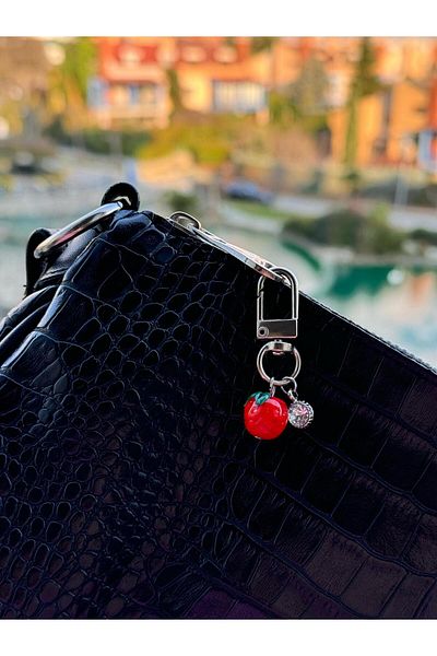 PEONY - peonyofficiall Greyfurtl Greymurano Silver Wallet Ornament Charm & Lock Key Access
