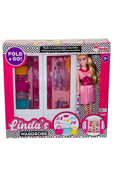 DEDE 03828 Linda's Wardrobe with Baby