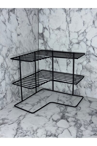 SHY TEKSTİL Çok Amaçlı 2 Katlı Organizer masaüstü Düzenleyici,dekoratif mutfak Sepeti