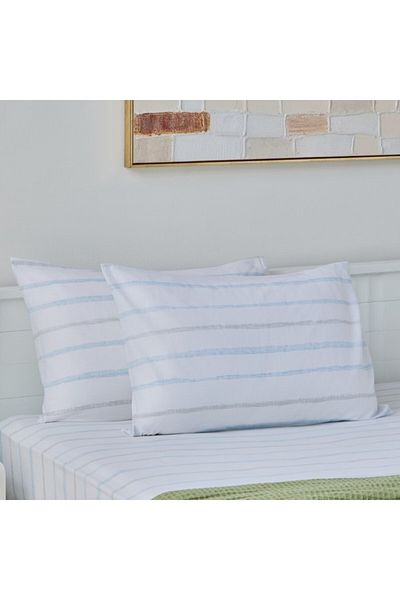 Home Box Aurora Jason 2-Piece Printed Cotton Pillow Cover Set 50x75 cm