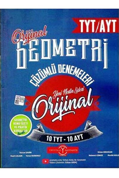 Orijinal Yayınları Tyt Ayt Geometri 10 10 Deneme