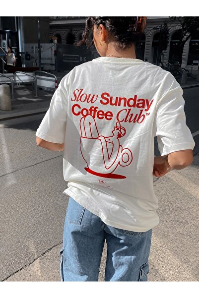 Jose Clothing تي شيرت مطبوع برقبة دائرية للجنسين من سلسلة Streetwear مقاس كبير