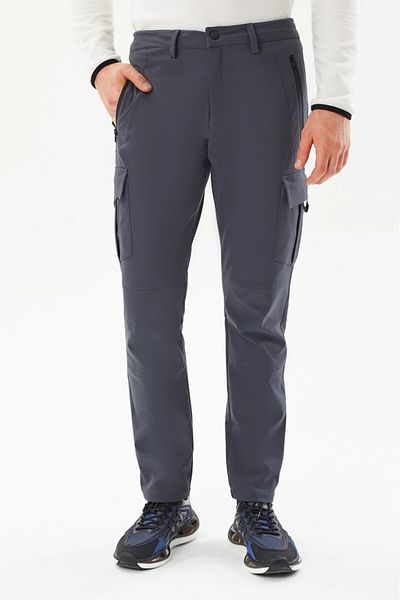 Exuma Ανδρικό παντελόνι Anthracite Outdoor Softshell 2413007