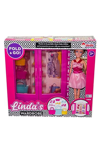 DEDE 03828 Linda's Wardrobe with Baby