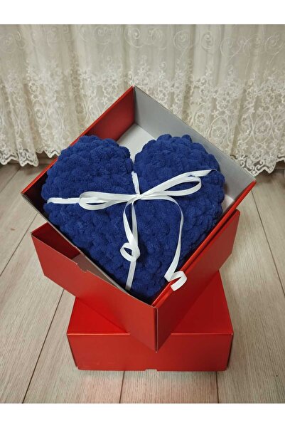 EKANS Alize Puffy Heart Pillow with Gift Box, 35-40 cm