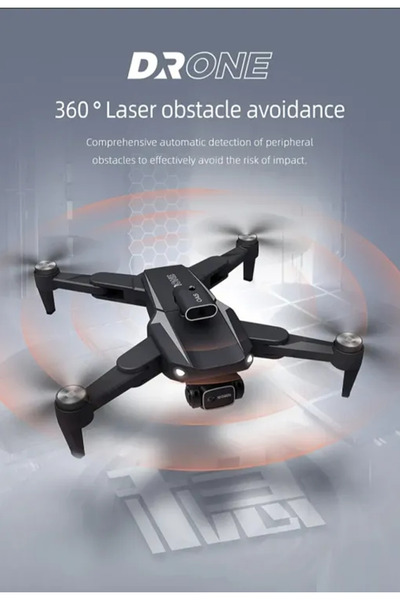 BLUE İNTER INT968S HD Dual Kamera Katlanabilir Çantalı Drone Seti Siyah