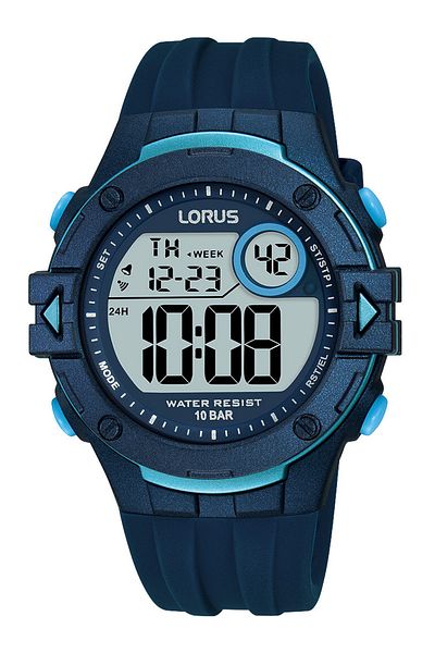 Lorus R2325PX9 Digital Mens Watch 40mm 10ATM
