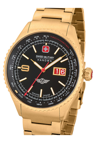 SWISS MILITARY HANOWA Ανδρικό ρολόι Swiss Military SMWGH2101010, Quartz, 43mm...
