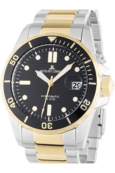 Jacques Lemans Ceas bărbătesc Jacques Lemans 1-2170L, cuarț, 41 mm, 20 ATM